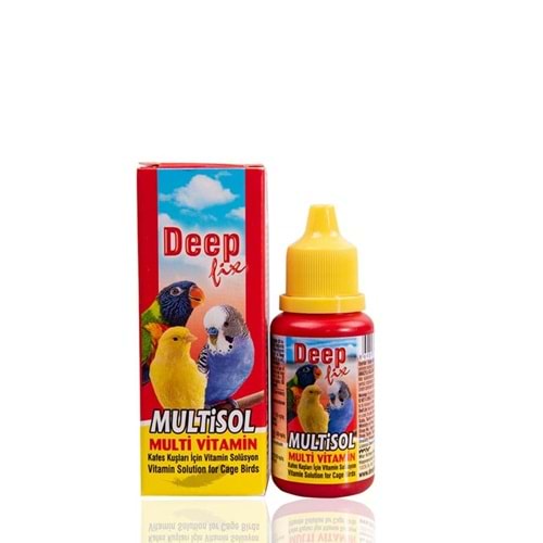 Deep Multisol Kuş Vitamin 30 ml