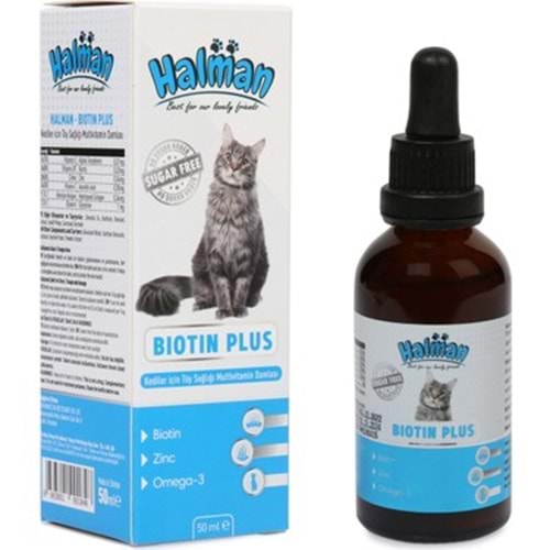 Halman Biotin Plus Kediler İçin 50 ml